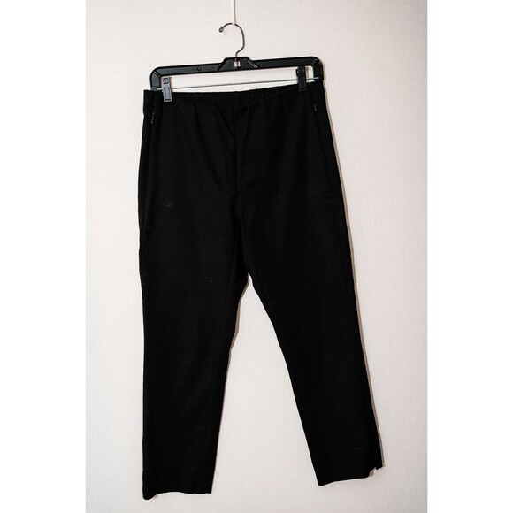 J. Jill Essential cotton stretch 6 womens black pants elastic waist - Picture 1 of 9